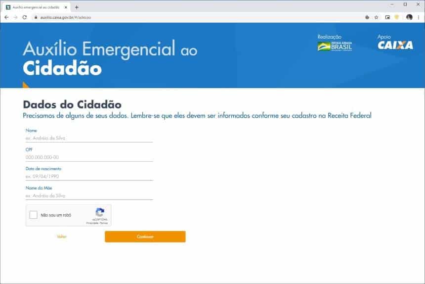 Como se cadastrar para receber o auxílio emergencial da Caixa - Olhar ...