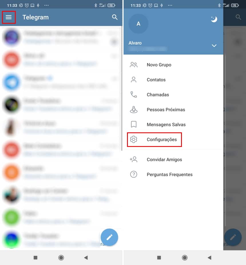 Como fazer o Telegram apagar imagens e vídeos - Olhar Digital