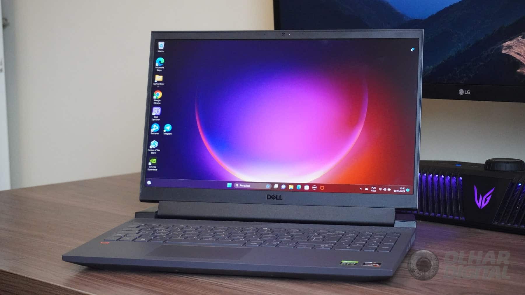 Dell G15 (2022) com AMD ótimo notebook gamer com autonomia enorme