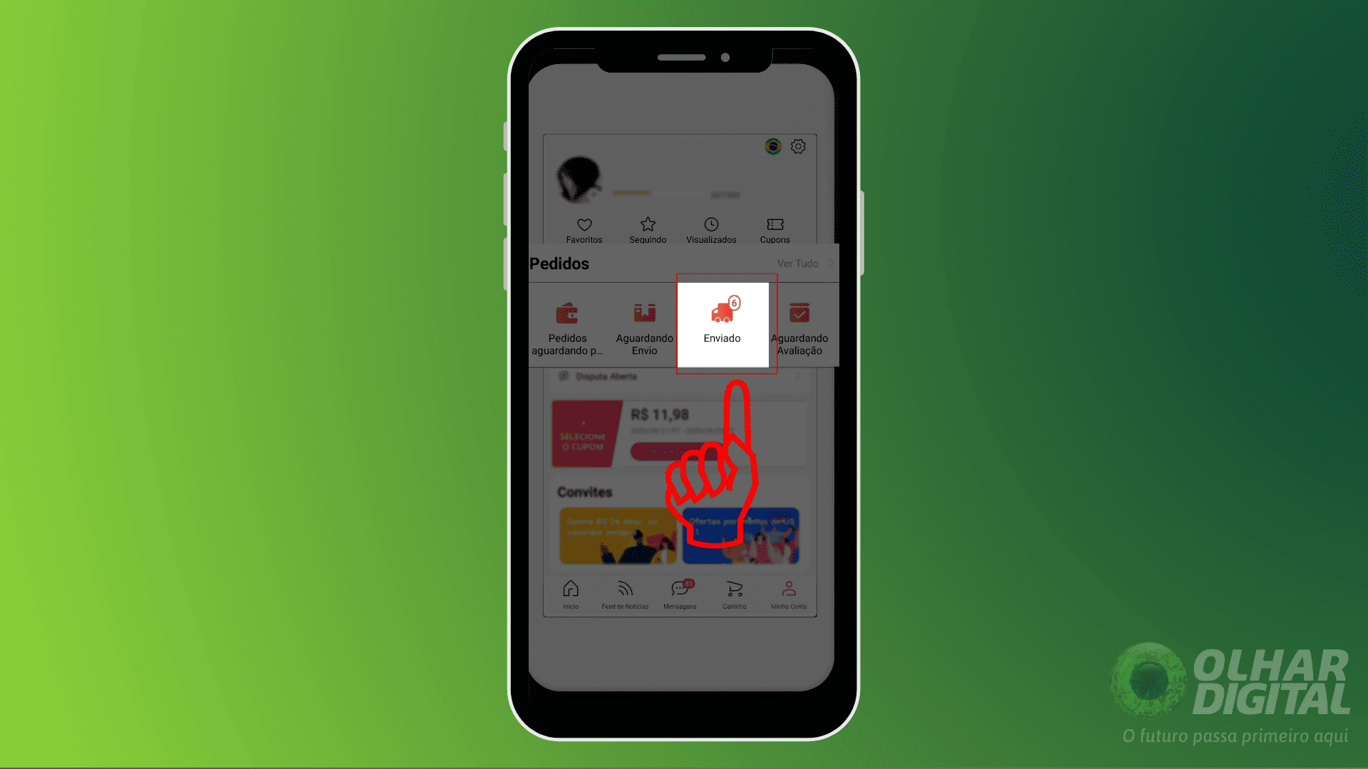 Como verificar o código de rastreio de uma no AliExpress?