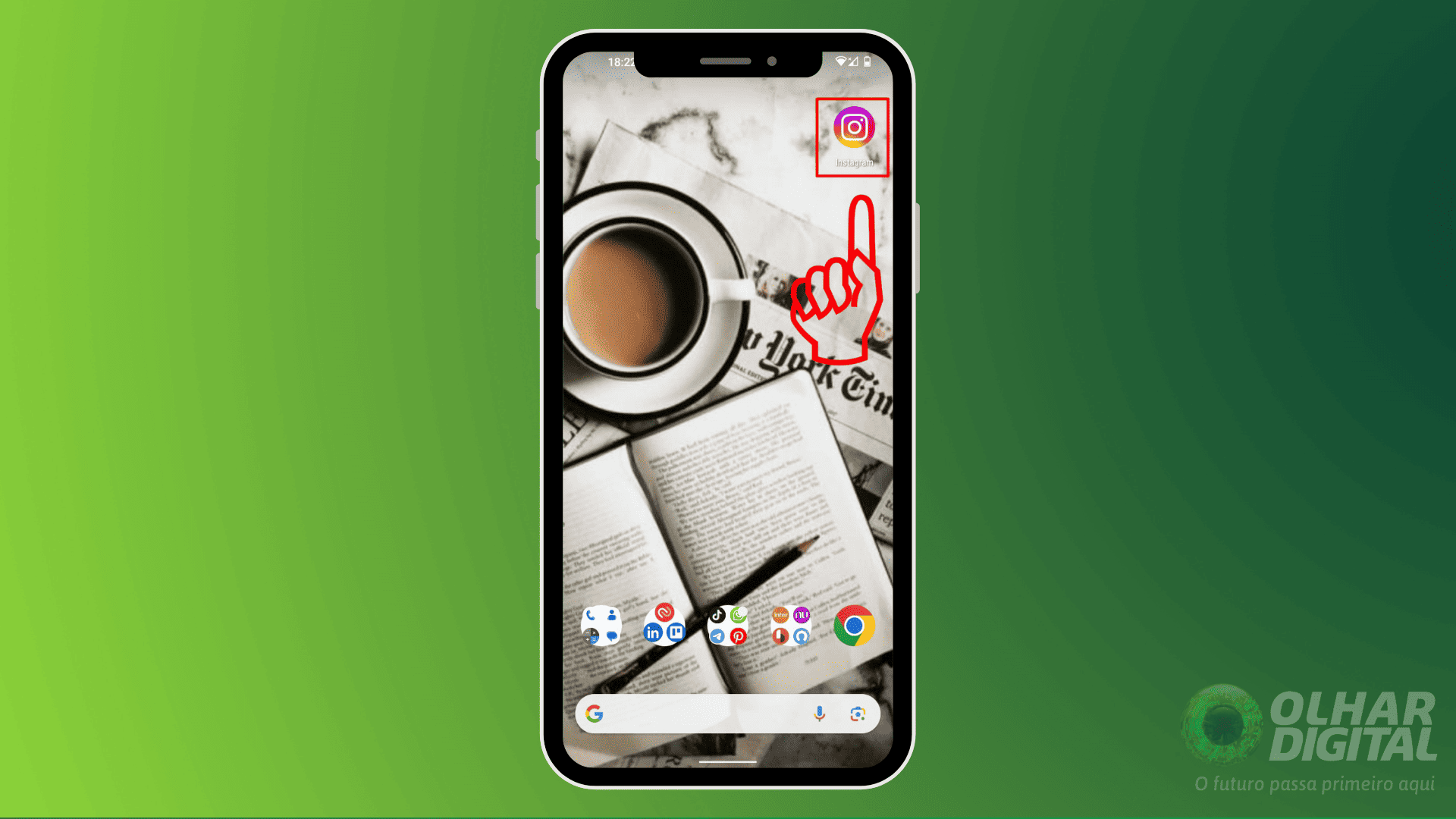 Como arquivar fotos do Instagram